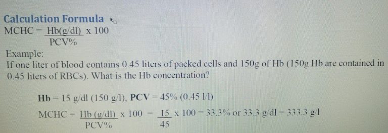 Red Blood Cell Indices